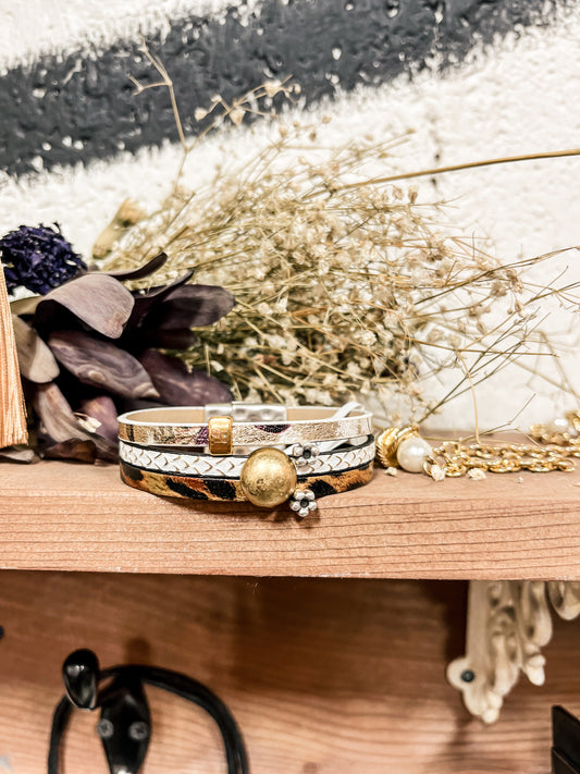 “Sweetie” Leather Bracelet