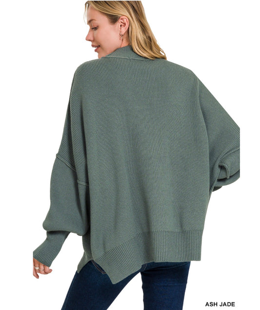 Cozy Does It Oversized Ribbed Sweater