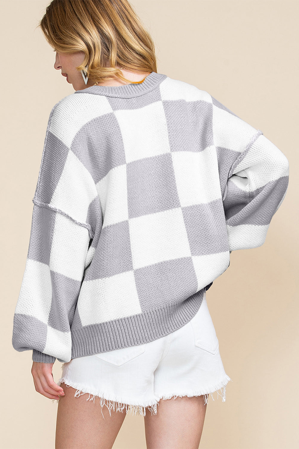 Chicka Chicka Checkered Sweater