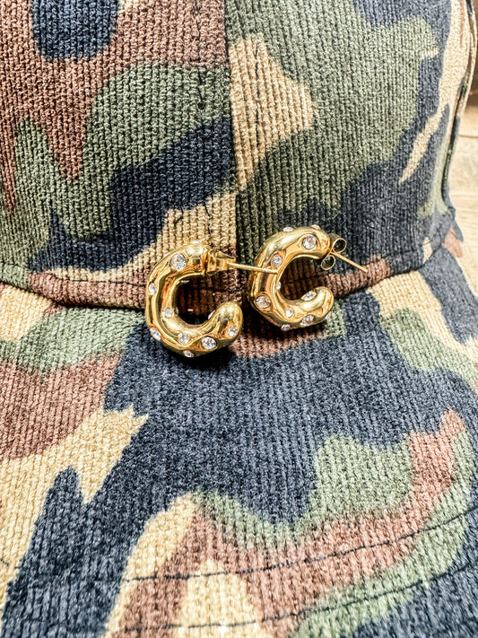 Bling Bling Chunky Hoops