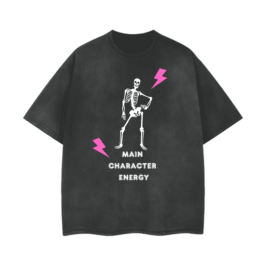 Main Character Energy Oversized Graphic Tee
