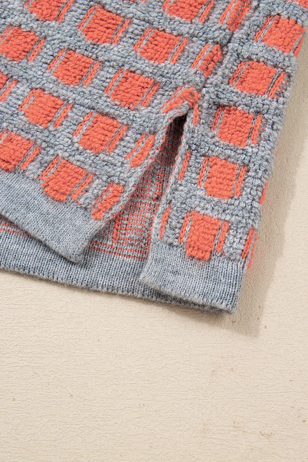 Checkmate Cozy Slit Sweater