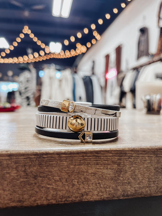 “Langley” Leather Bracelet