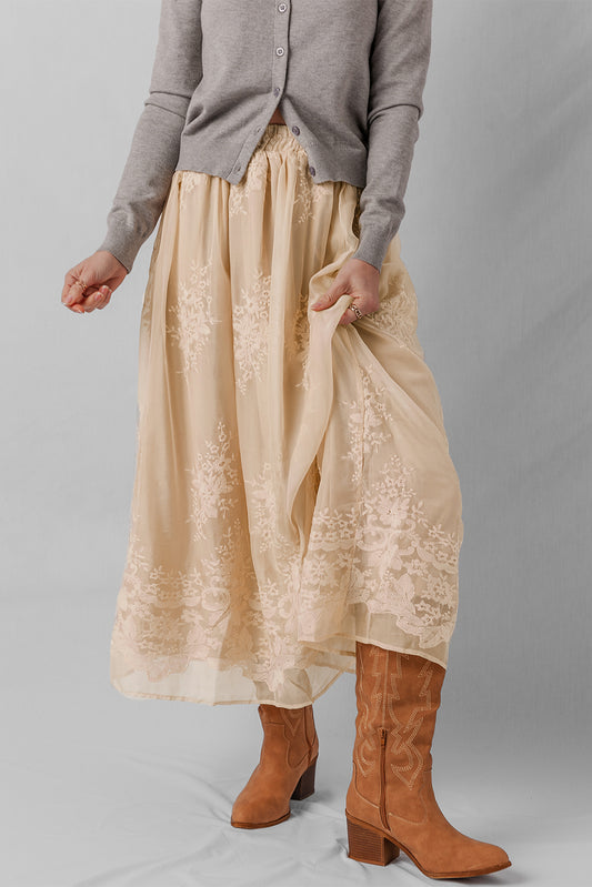 Prairie Dawn Embroidered Skirt