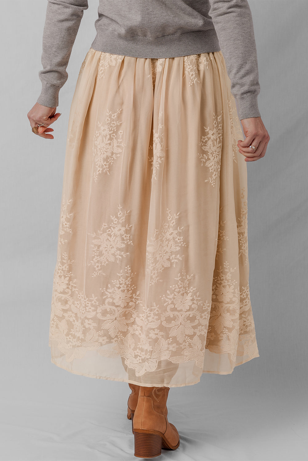 Prairie Dawn Embroidered Skirt
