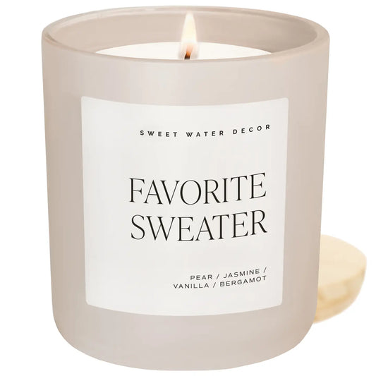 Favourite Sweater 15oz Candle (70+ HOURS of burn time)