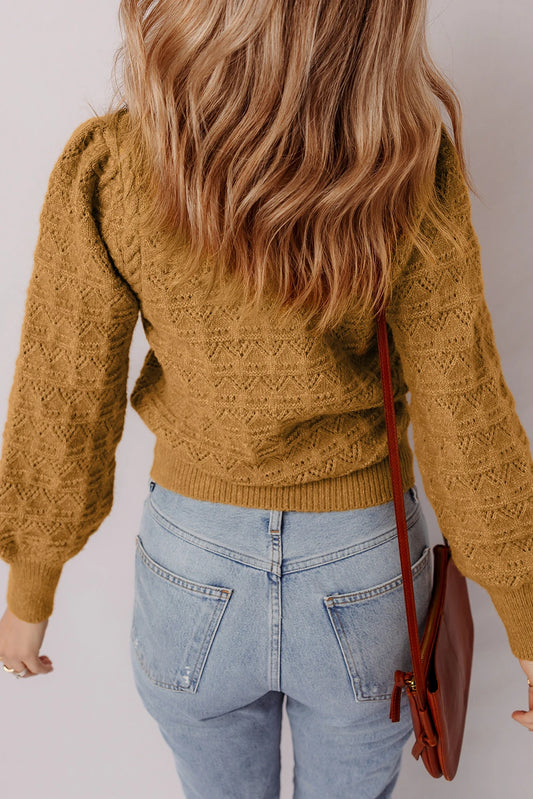 Soft Spark Pointelle Sweater