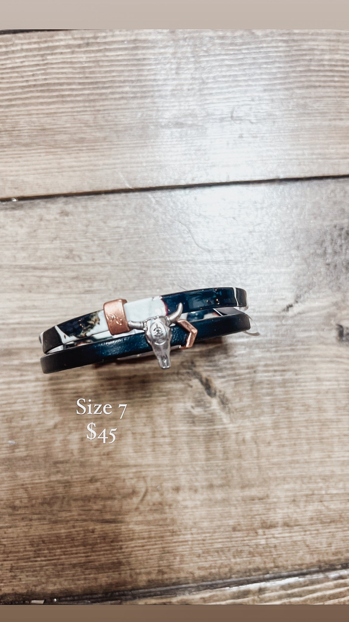 Lil Bull Leather Bracelet
