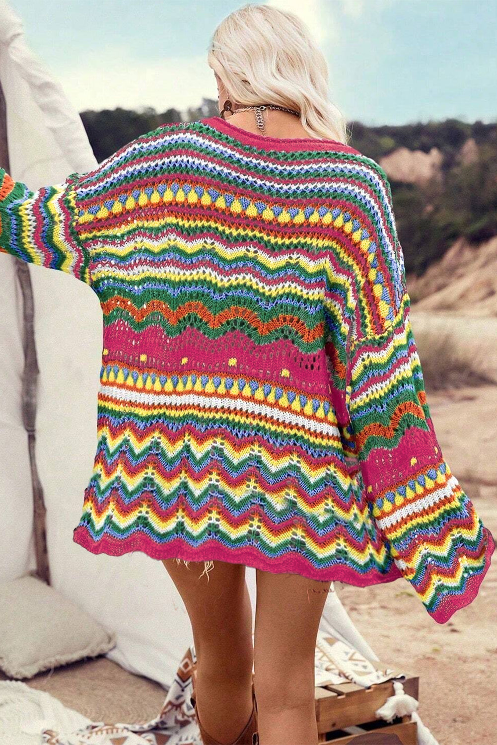 Wanderlust Waves Knit Sweater