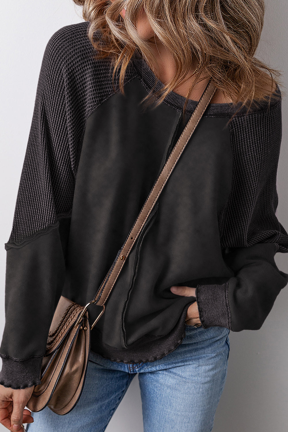 Imagine That Waffle Knit Sweater