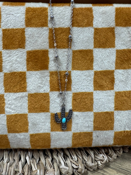 Cactus Necklace