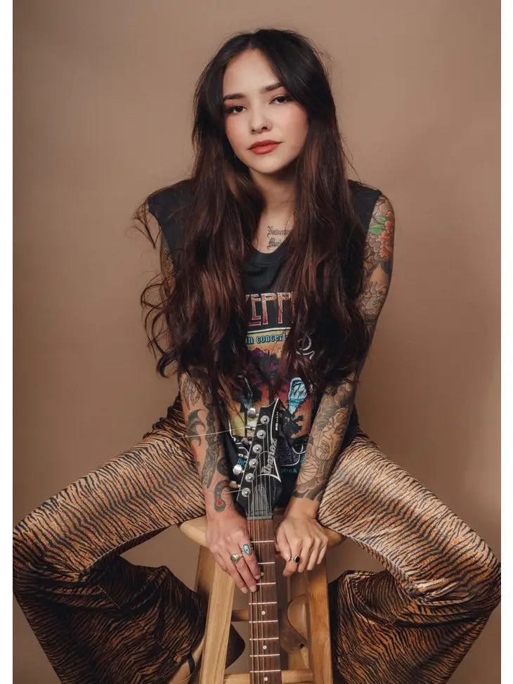 Try Me Tiger Flare Pants