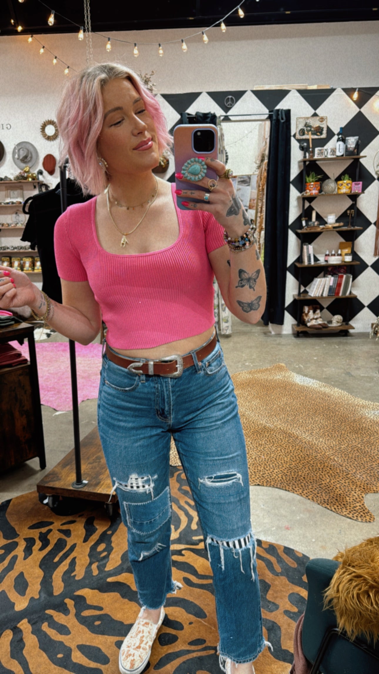 Cest Moi Thick Ribbed Baby Tee
