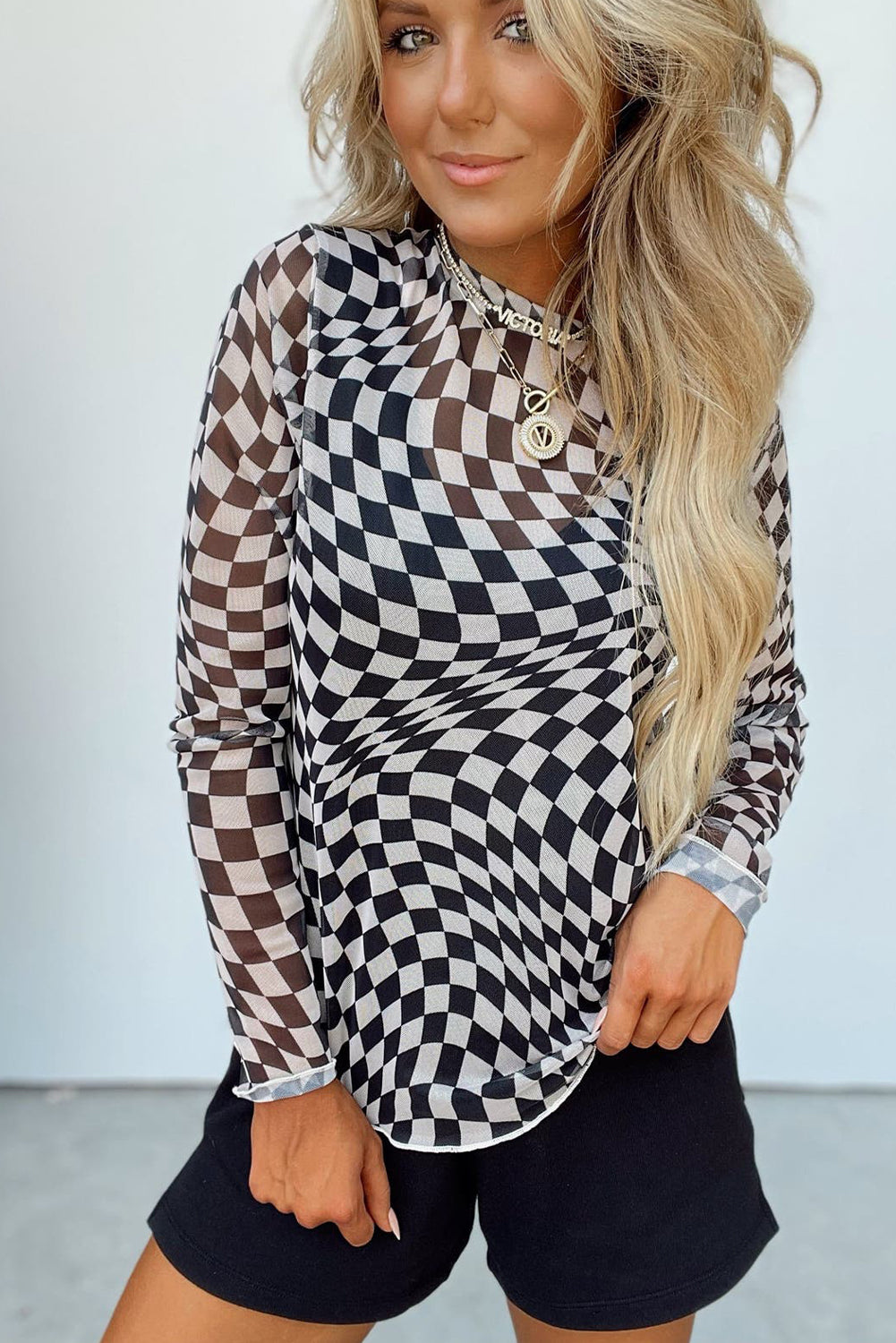 Kick’n It Mesh Long Sleeve Top