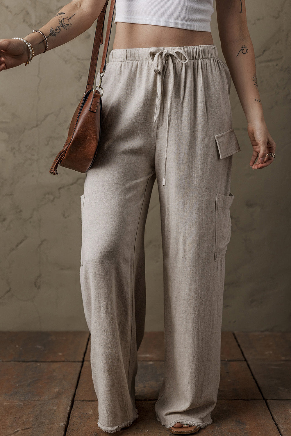 Somewhere Else Linen Pants