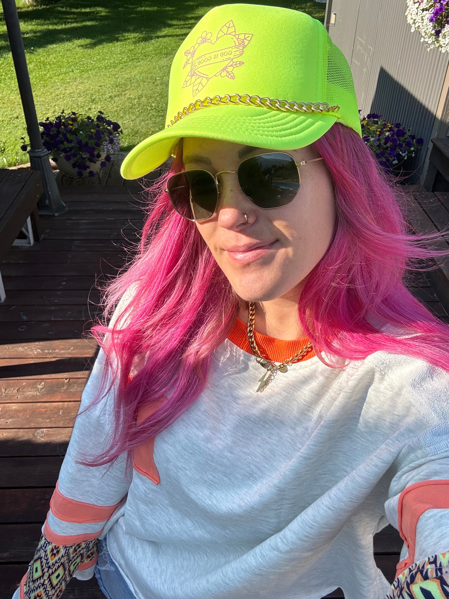 GOD IS GOOD Trucker Hat