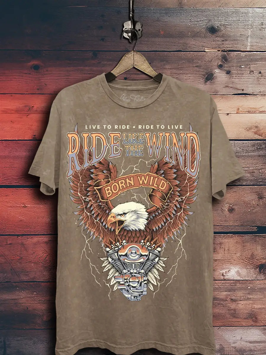 Born Wild Oversized Tee