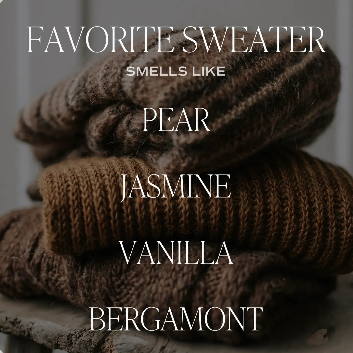 Favourite Sweater 15oz Candle (70+ HOURS of burn time)
