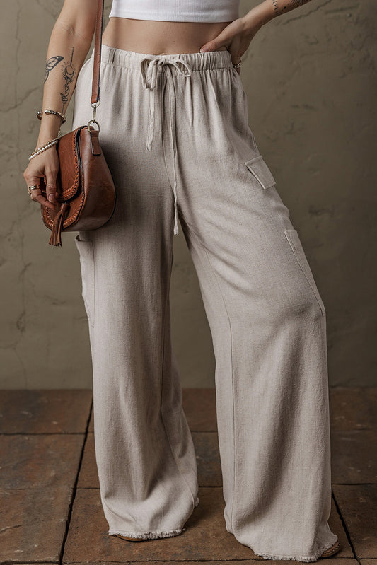 Somewhere Else Linen Pants