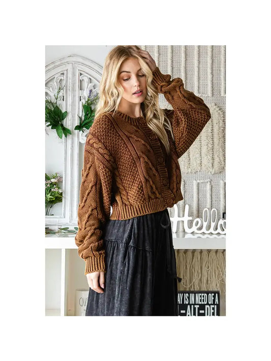 Cozy By The Fire Knit Sweater