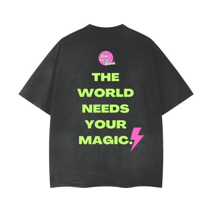 Main Character Energy Oversized Graphic Tee