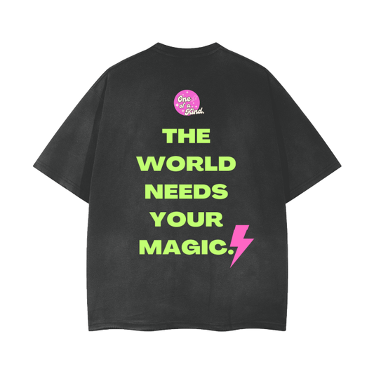 Main Character Energy Oversized Graphic Tee