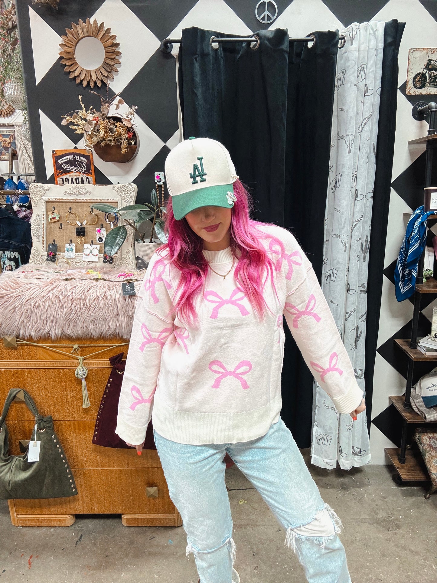 Sugarplum Bow Sweater