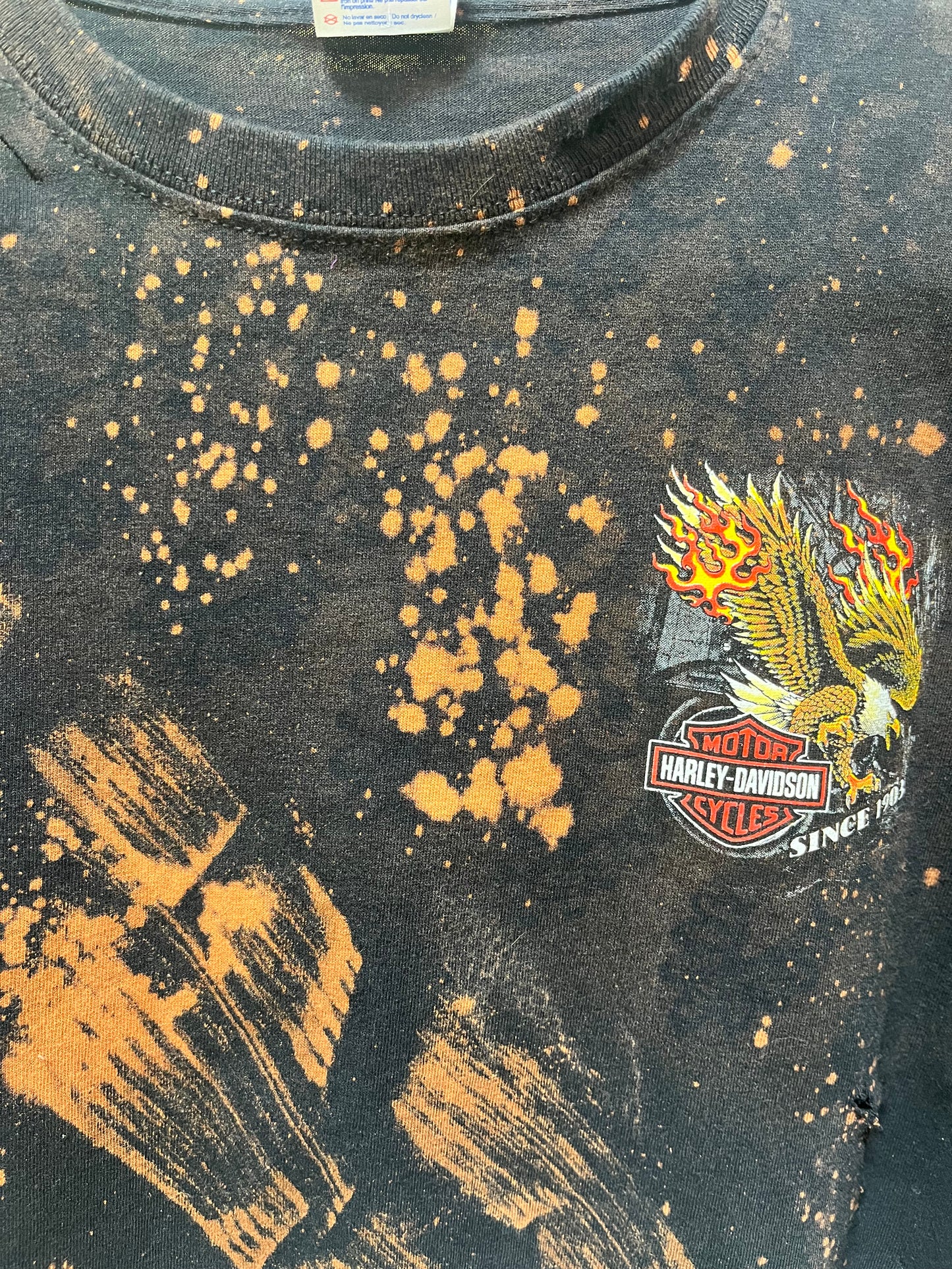Vintage Harley Davidson Cropped Tee - MEXICO