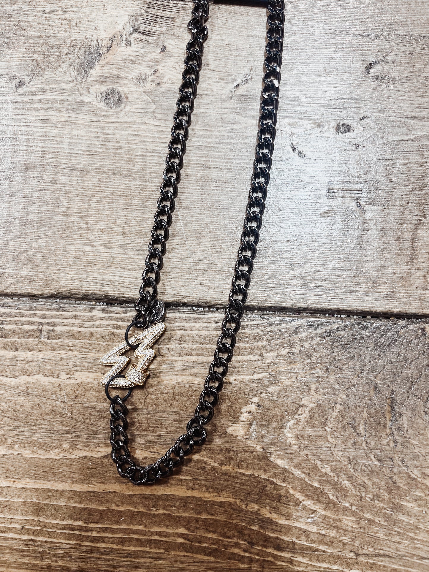 Bolt & Chain Necklace