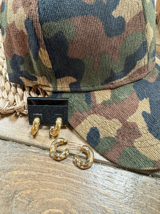 Bling Bling Chunky Hoops