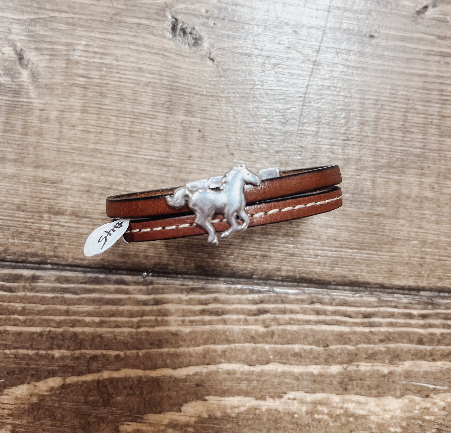 Wild Horses Leather Bracelet