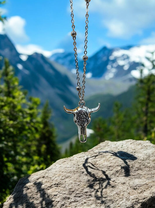 Bull Skull Necklace