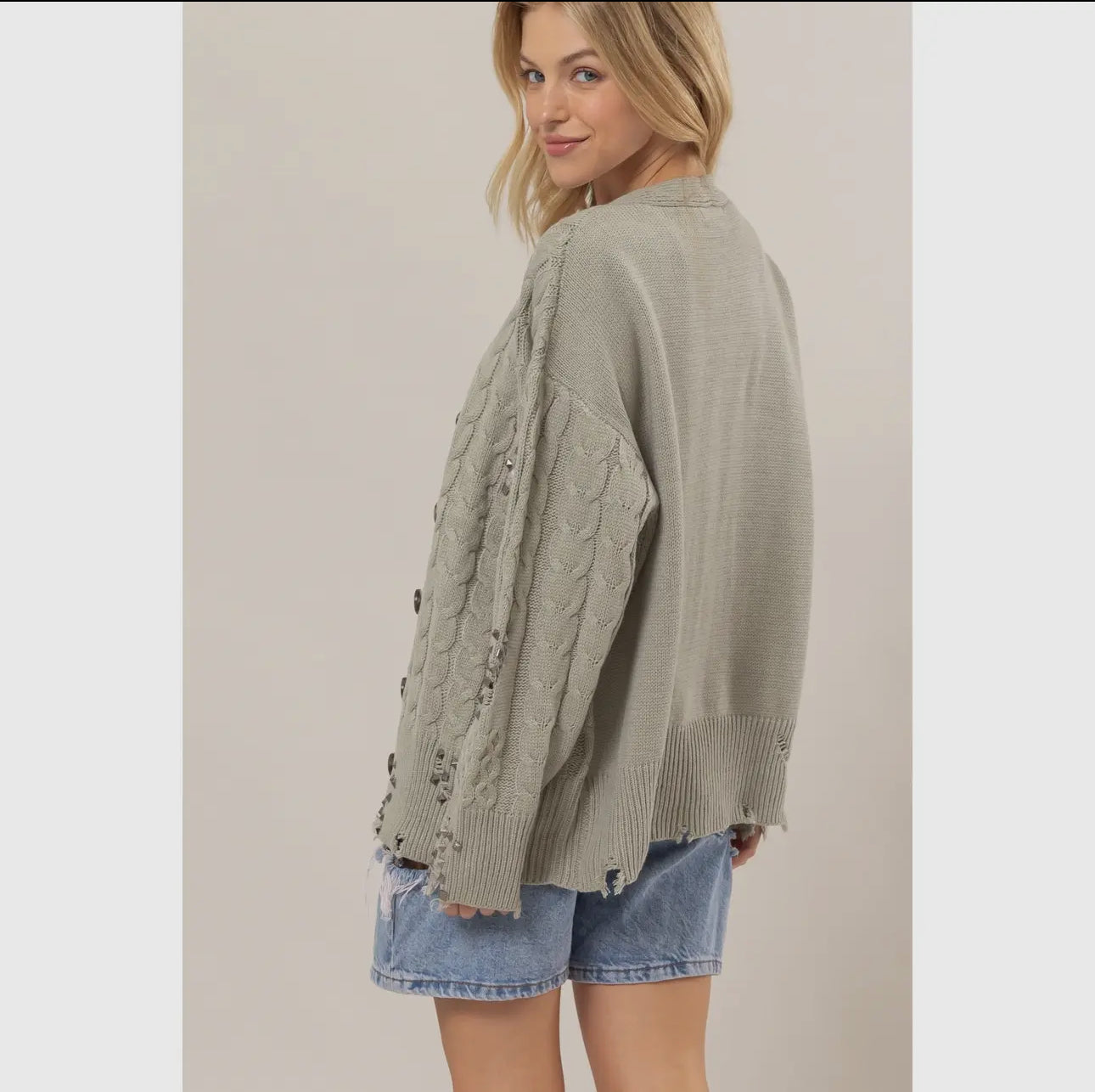 Distressed Darlin Cardi