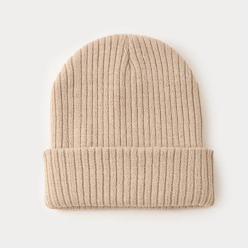 Winter Blues Ribbed Beanie
