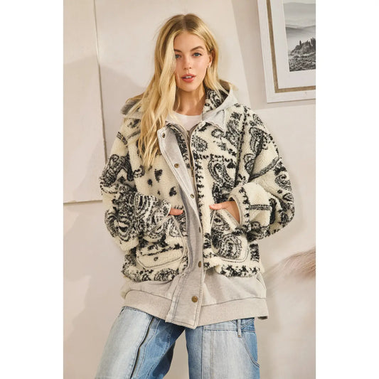 Fade Into You Sherpa Shacket