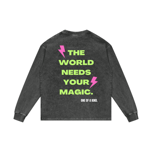 Vibes Oversized Graphic Long Sleeve