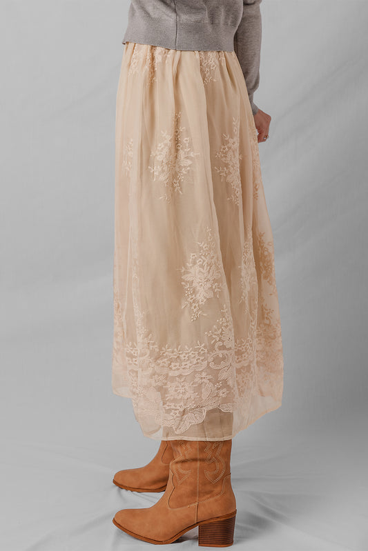 Prairie Dawn Embroidered Skirt