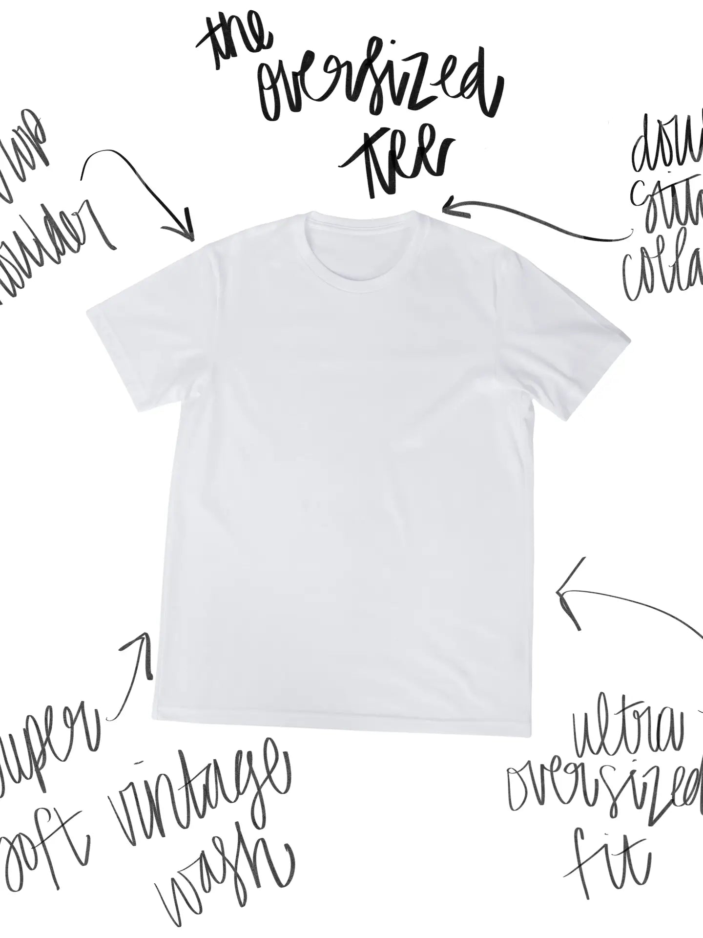 Lost In Wonderland Oversized Graphic Tee