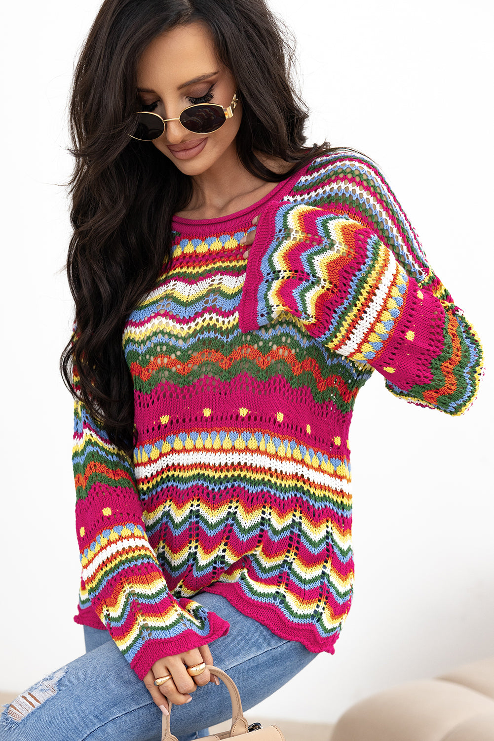 Wanderlust Waves Knit Sweater