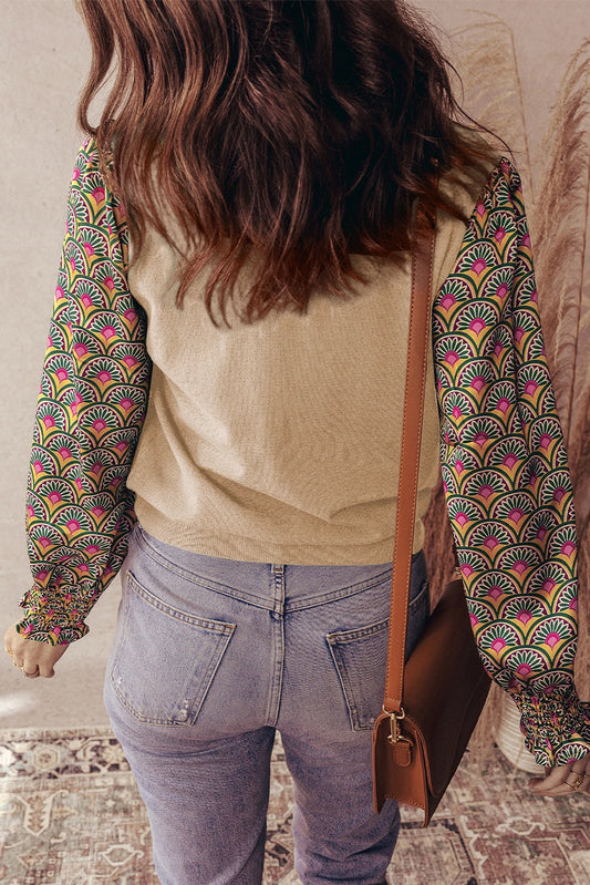 Bloom & Cozy Patchwork sweater