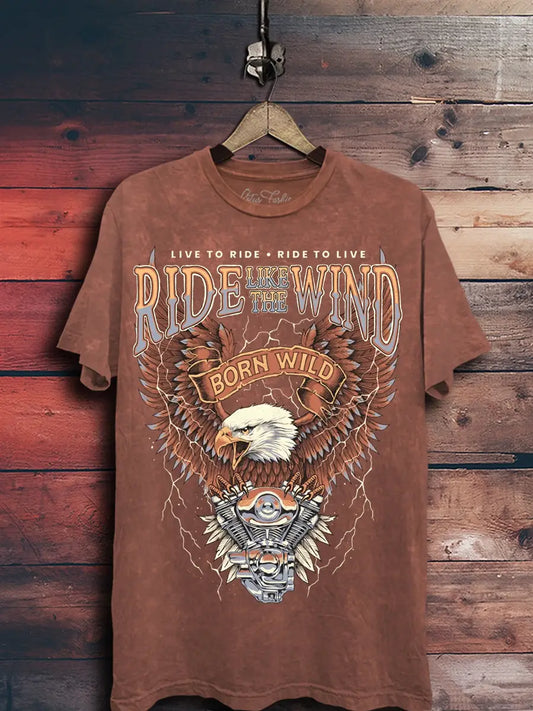Born Wild Oversized Tee