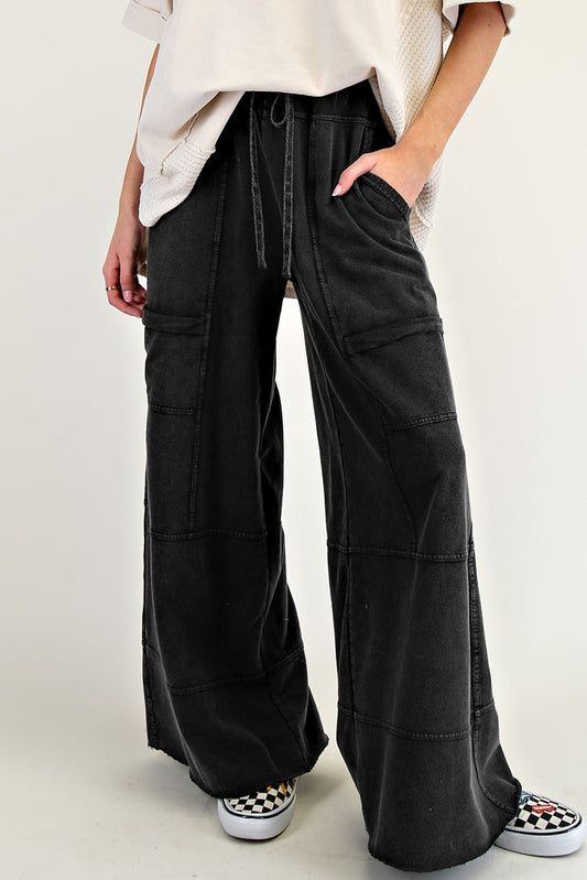 Stone Trail Wide Leg Cargo Sweats