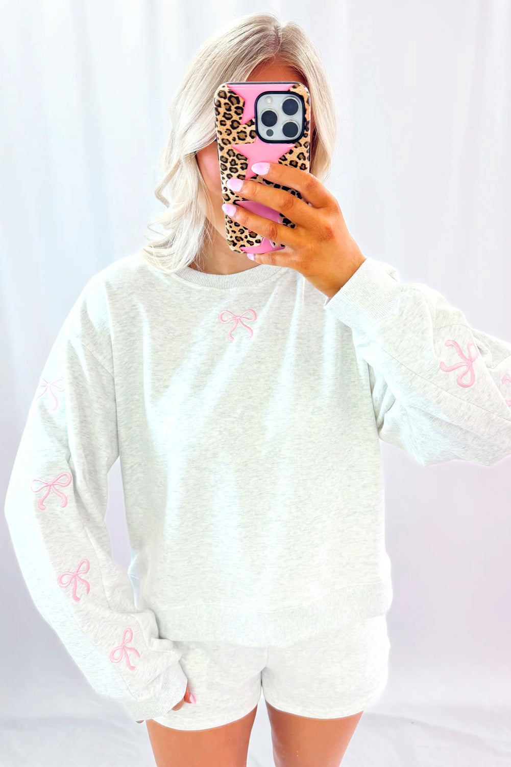 Sweet Glow Ditsy Bow Set