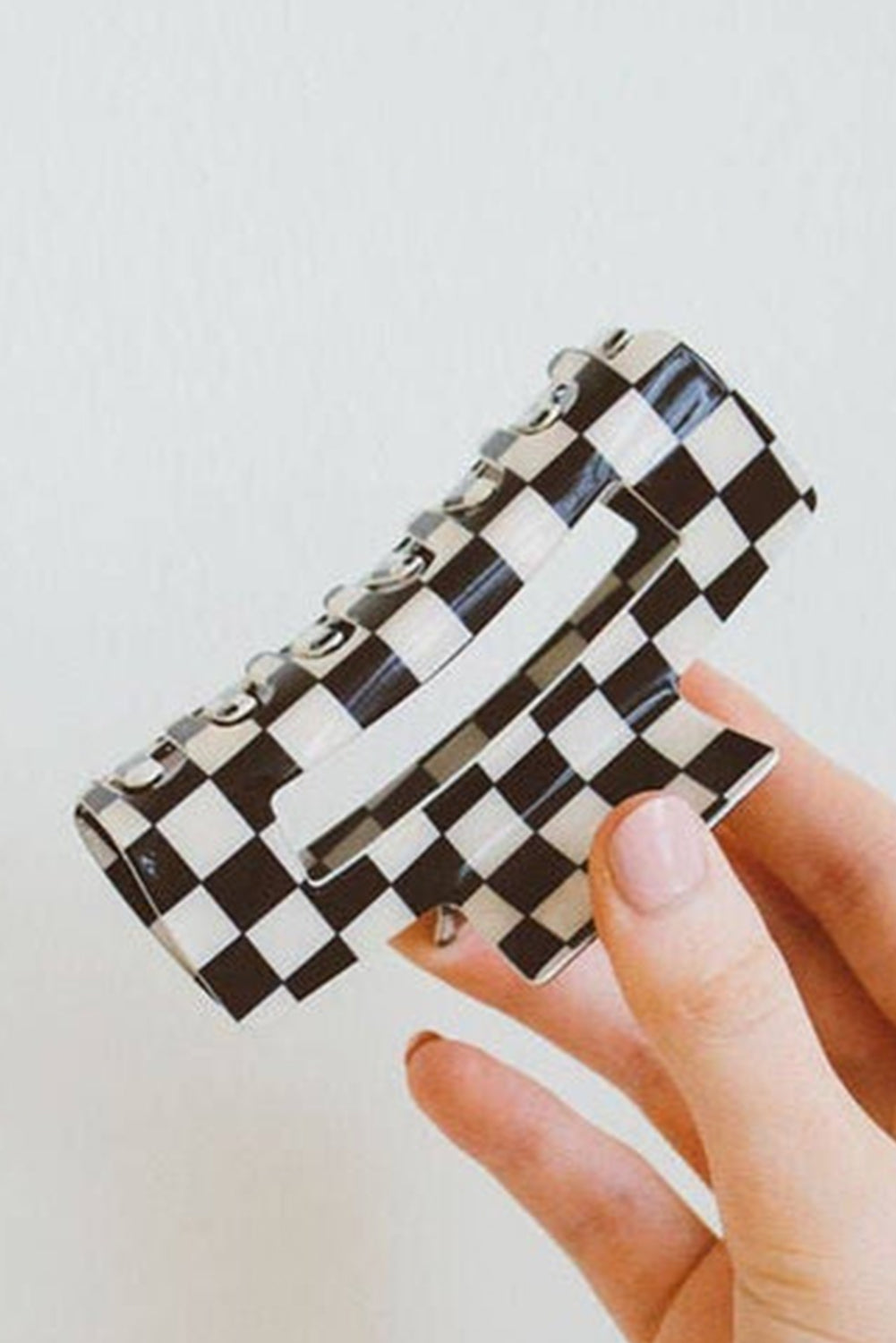 Check It Checkered Claw Clip