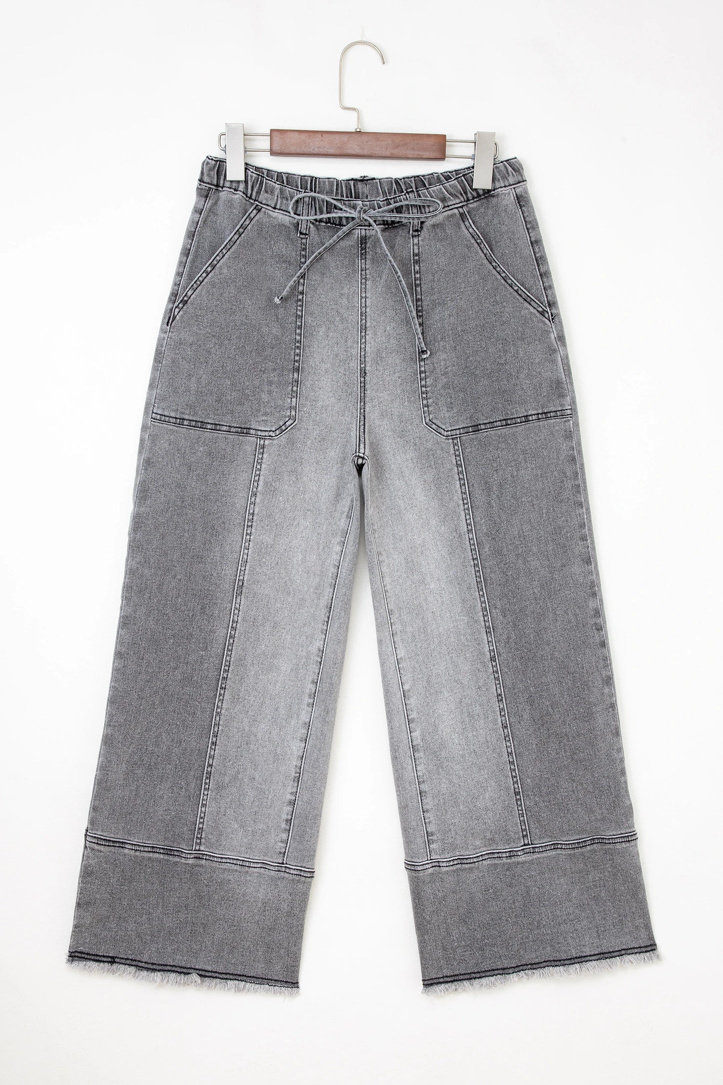 Pull-On Rebel Wide Leg Jeans