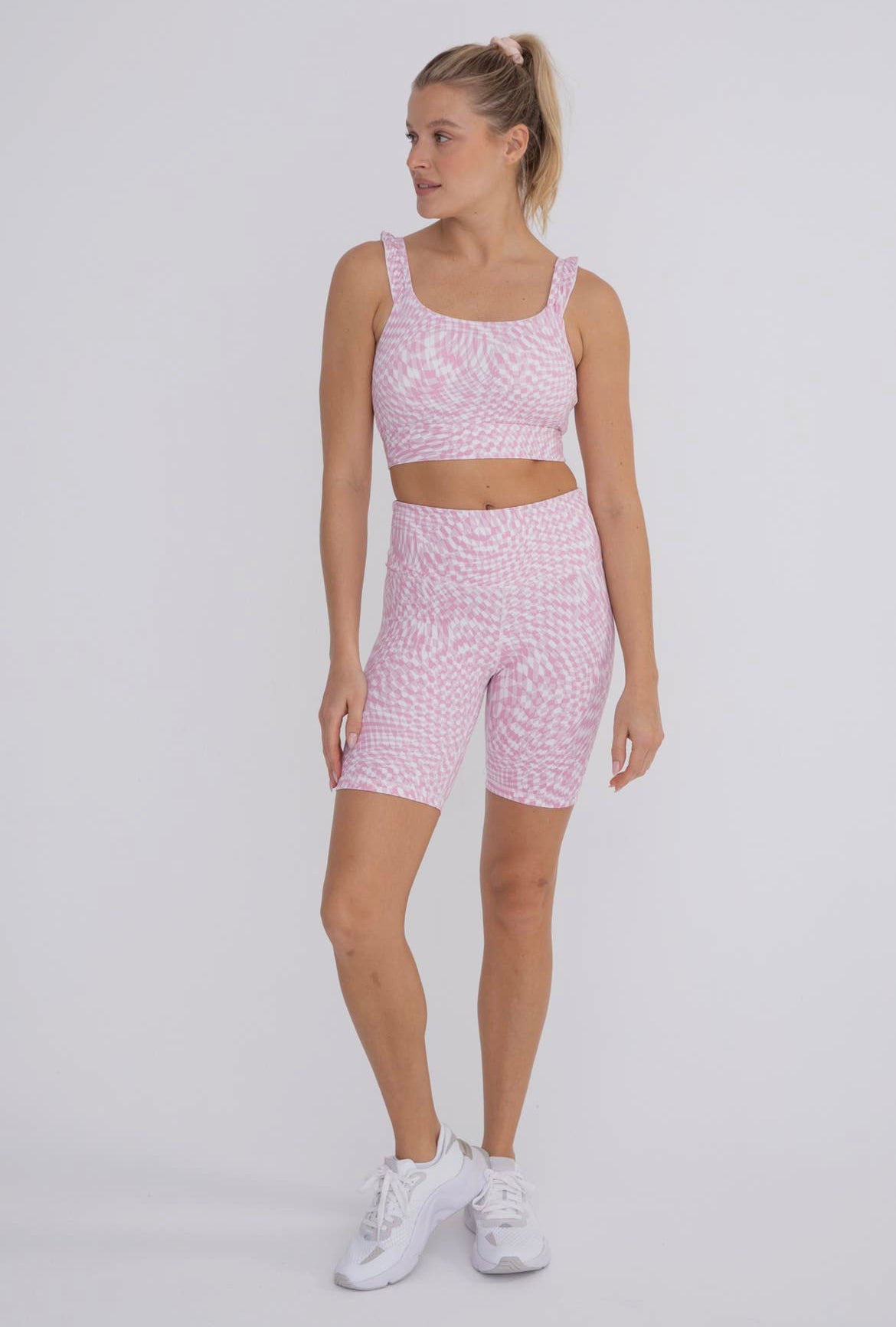 Check it Pink Biker Shorts