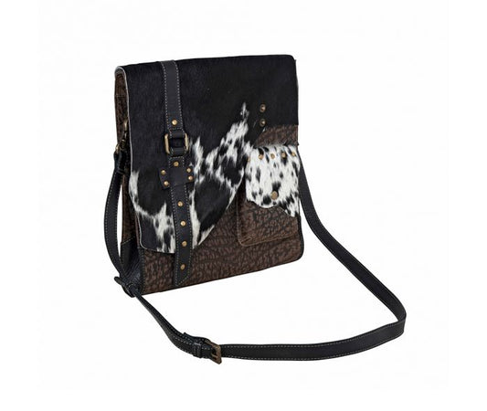 East Fork Ranch Leather & Hairon Bag