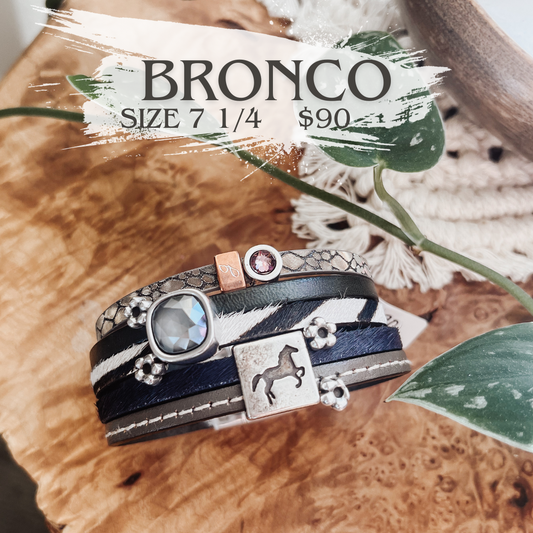 “Bronco” Leather Bracelet