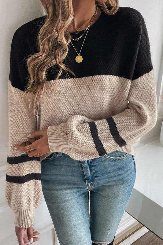 Streetlight Colorblock Thin Sweater