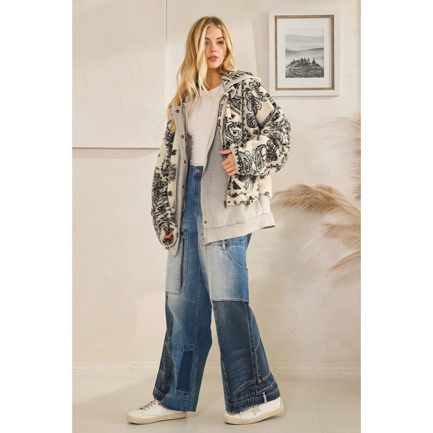 Fade Into You Sherpa Shacket